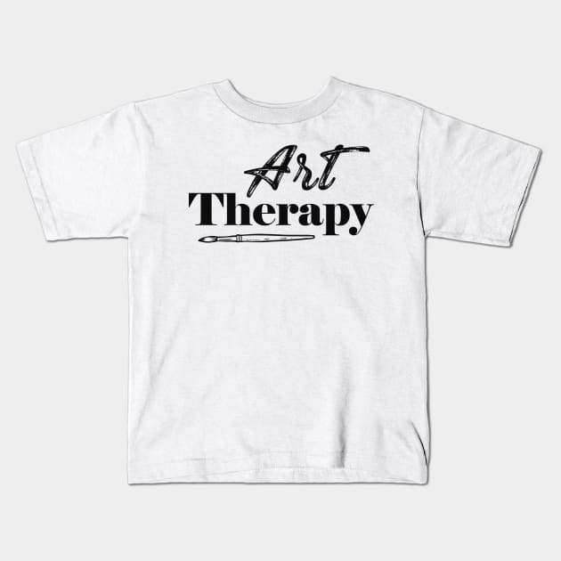 Artist - Art Therapy Kids T-Shirt by KC Happy Shop